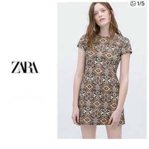 Zara Jaquard Dress